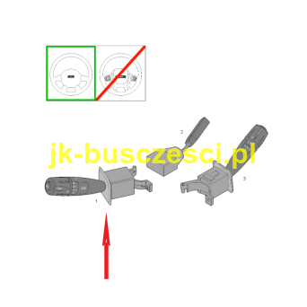 PRZEŁĄCZNIK ZESPOLONY POD KIEROWNICĘ VANHOOL ASTRON