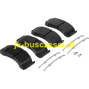 KLOCKI HAMULCOWE SOLBUS C9,5 C10,5 TYŁ 